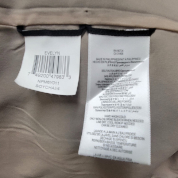 BCBGMAXAZRIA Evelyn Fully Lined Colorblocked Knee-length Dress Size 4 Pre-owned - Picture 9 of 10